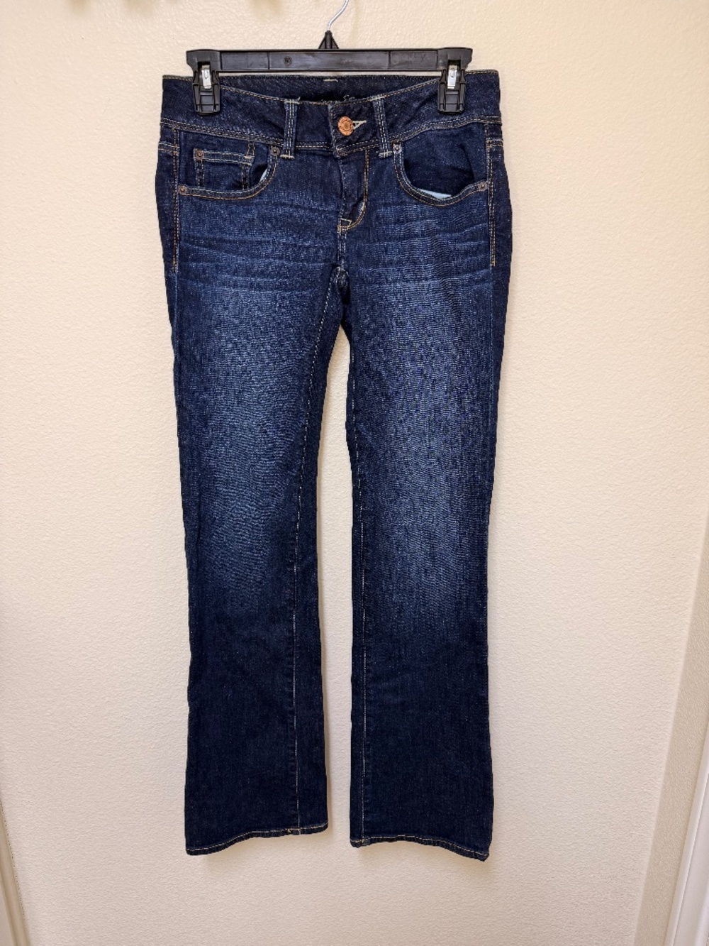 American Eagle Original‎ Slim Boot Dark Wash Stretch Jeans Sz 2